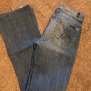 7 for all Mankind flair jeans size 27